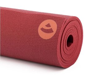 Килимок для йоги BODHI Rishikesh Premium XL, 200 x 60 см, 4,5 mm Бордовий