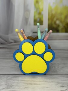 Органайзер для канцелярії у вигляді лапки, підставка для ручок і олівців "Тапа-лапка", подарунок першокласнику в Харківській області від компанії Интернет-магазин "Cherry-Craft" - производство сувениров из дерева