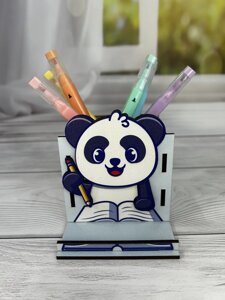 Органайзер для канцелярії з підставкою під телефон і таблицею множення, підставка для ручок і олівців в Харківській області від компанії Интернет-магазин "Cherry-Craft" - производство сувениров из дерева