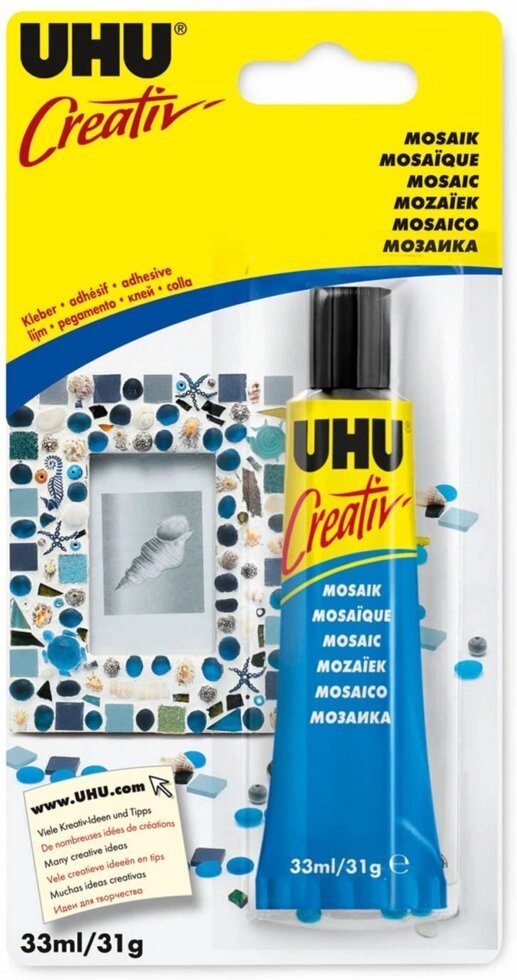 Клей Creative для мозаїки 33 мл. UHU 47335 від компанії Хоббінет - збірні моделі - фото 1