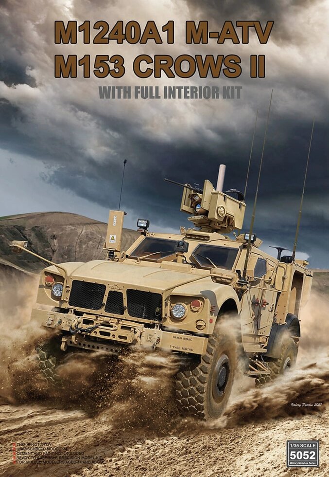 M1240A-1 M-ATV M153 Crows II. Сборная модель (с интерьером) бронемашины в масштабе 1/35. RFM RM-5052 ##от компании## Хоббинет. Сборные модели. - ##фото## 1