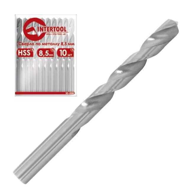 Набор сверл по металлу 10 шт. Ø 2.0 мм. INTERTOOL SD-5020 ##от компании## Хоббинет. Сборные модели. - ##фото## 1