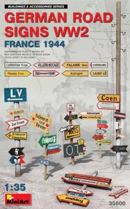 Німецькі Дорожні Знаки II Світової Війни (Франція, 1944) 1/35 MINIART 35600
