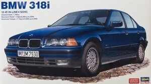 BMW 318i. Збірна модель в масштабі 1/24. HASEGAWA 20320