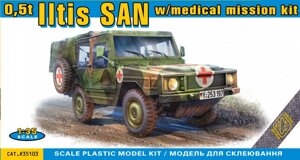 Volkswagen ILTIS санітарний. Збірна модель у масштабі 1/35. ACE 35103