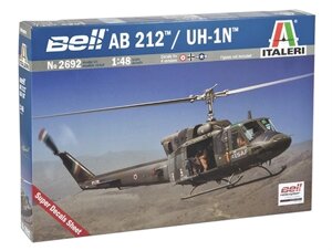 BELL AB 212/UH 1N. Модель вертольота у масштабі 1/48. ITALERI 2692