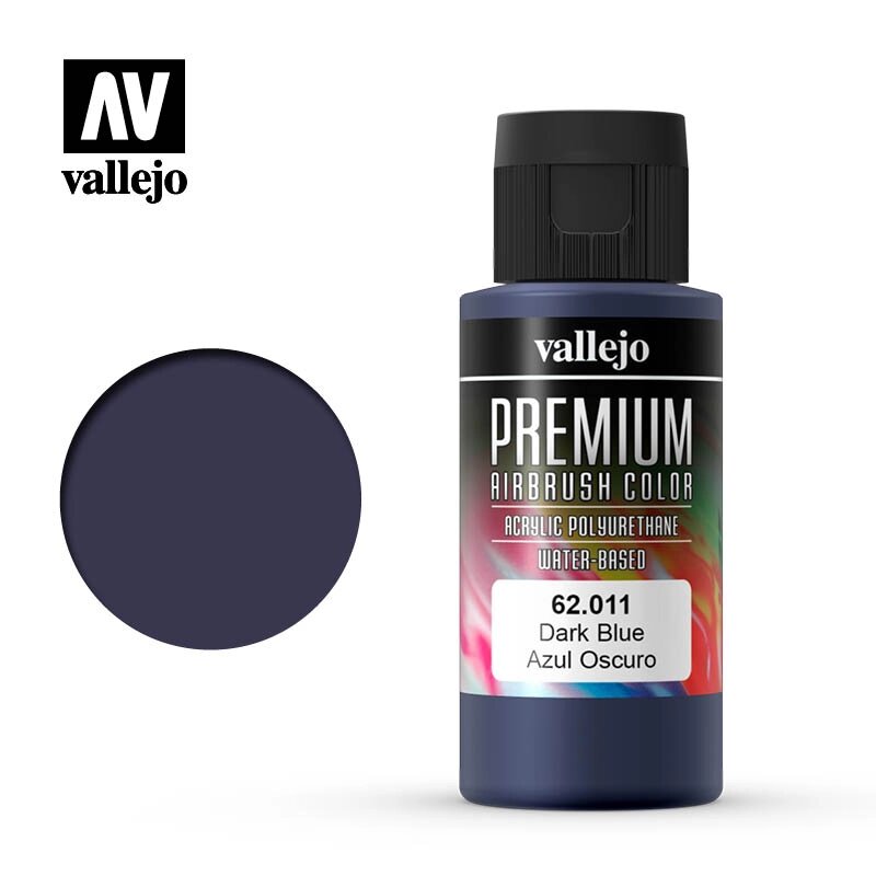 Сине-зелёный. Краска акрил-полиуретановая 60 мл. VALLEJO PREMIUM COLLOR 62012 ##от компании## Хоббинет. Сборные модели. - ##фото## 1