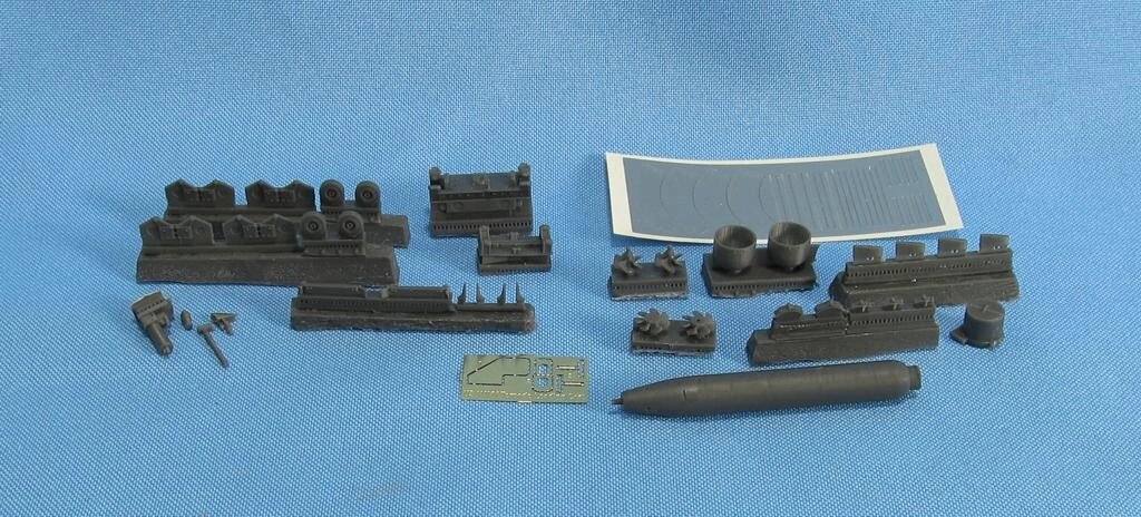 Візок заряжающая ССО МДР4851 з торпедою Мк-46. 1/48 METALLIC DETAILS MDR4851 від компанії Хоббінет - збірні моделі - фото 1