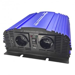 Автомобільний інвертор 12V/220V MS-1500 1800W, approximate sinusoid, USB, Shuko*2 Tommatech (29446)