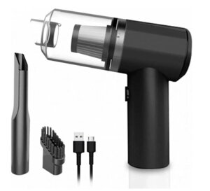 Пилосос автомобільний 2 в 1 Vacuum Cleaner 8696, чорний