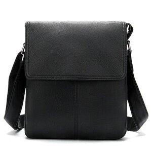 Сумка Vintage Шкіряна Чорна (20015)