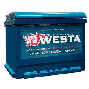 Акумулятор автомобільний Westa 6CT-74 А (0)