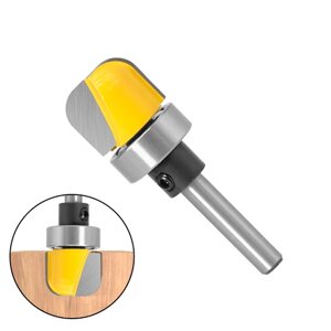 Фреза пазова фасонна з підшипником 28.6мм, хвостовик 8мм для ручного фрезера