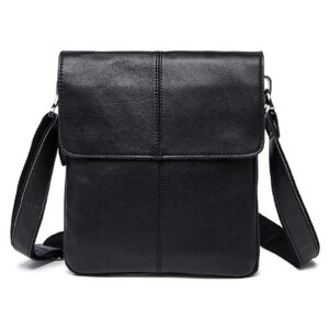 Сумка Vintage Шкіряна Чорна (14884)