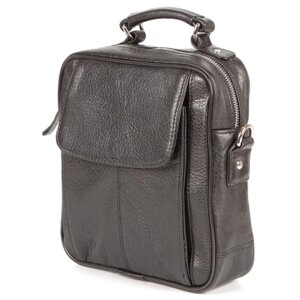 Сумка Shvigel Шкіряна Чорна (00875)