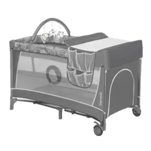 Дитячий манеж Lionelo Flower Grey Stone (LO-FLOWER GREY STONE)