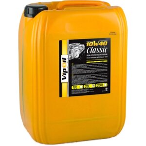 Моторна олива VIPOIL Classic 10W-40 SG/CD, 20л (0162836)