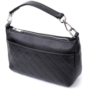 Сумка Vintage З натуральної шкіри Чорна (22805)