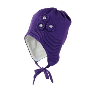 Шапка дитяча Huppa LARA 80380000 темно-ліловий S (4741468533575)