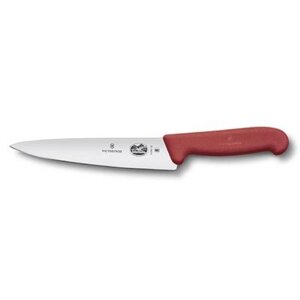 Кухонний ніж Victorinox Fibrox обробний 19 см, червоний (5.2001.19)