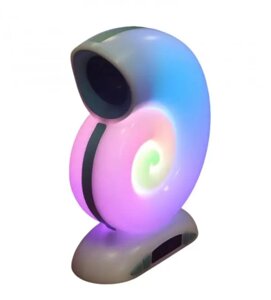 Bluetooth-колонка, настільна лампа L39 mini 9511 з RGB-підсвіткою, біла