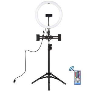 Набір блогера Puluz Ring USB LED lamp PKT3068B 11.8 + tripod 1.1 м (PKT3068B)