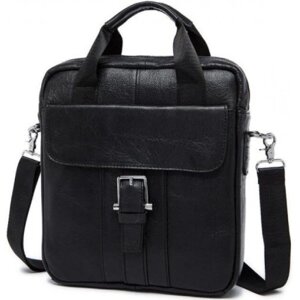 Сумка Vintage Шкіряна Чорна (14632)