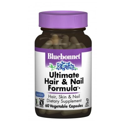 Вітамінно-мінеральний комплекс Bluebonnet Nutrition Остаточна Формула для Волос і нігтів, 60 вегетарій (BLB1106) від компанії AZON | Величезний асортимент за кращими цінами! - фото 1