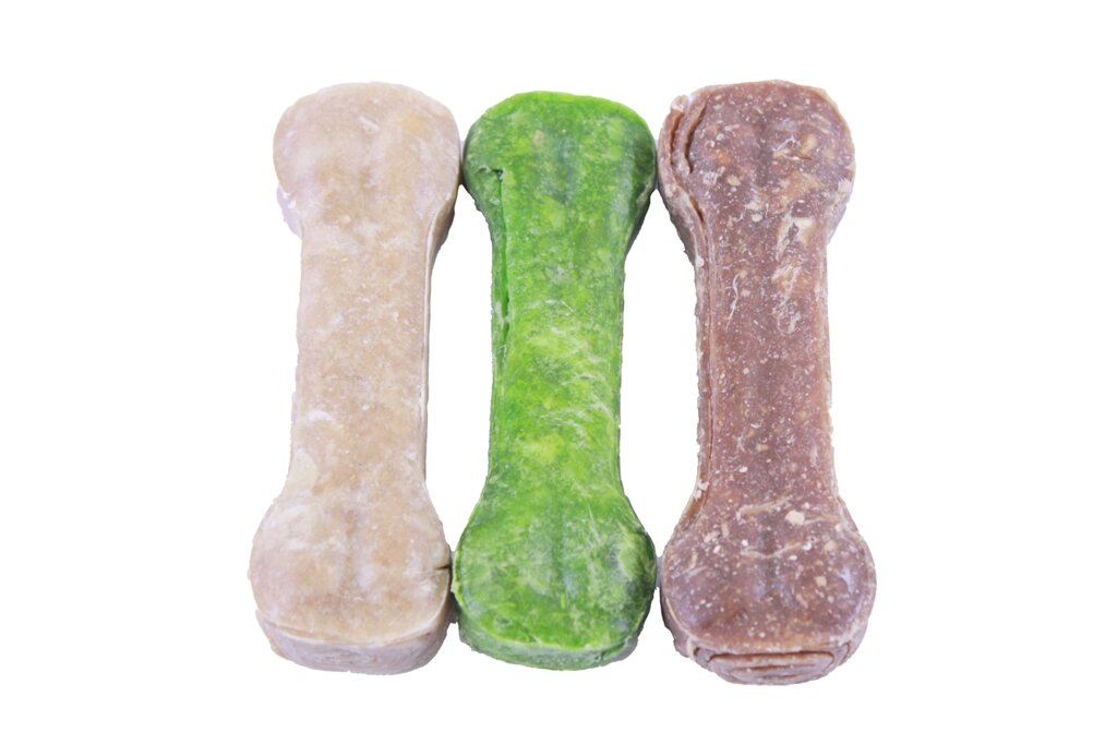 Ласощі для собак LOVE DOG Кістка пресована, колагенова, вітамінізована 10 см, 5 шт від компанії Шіпістік Shipistik - фото 1