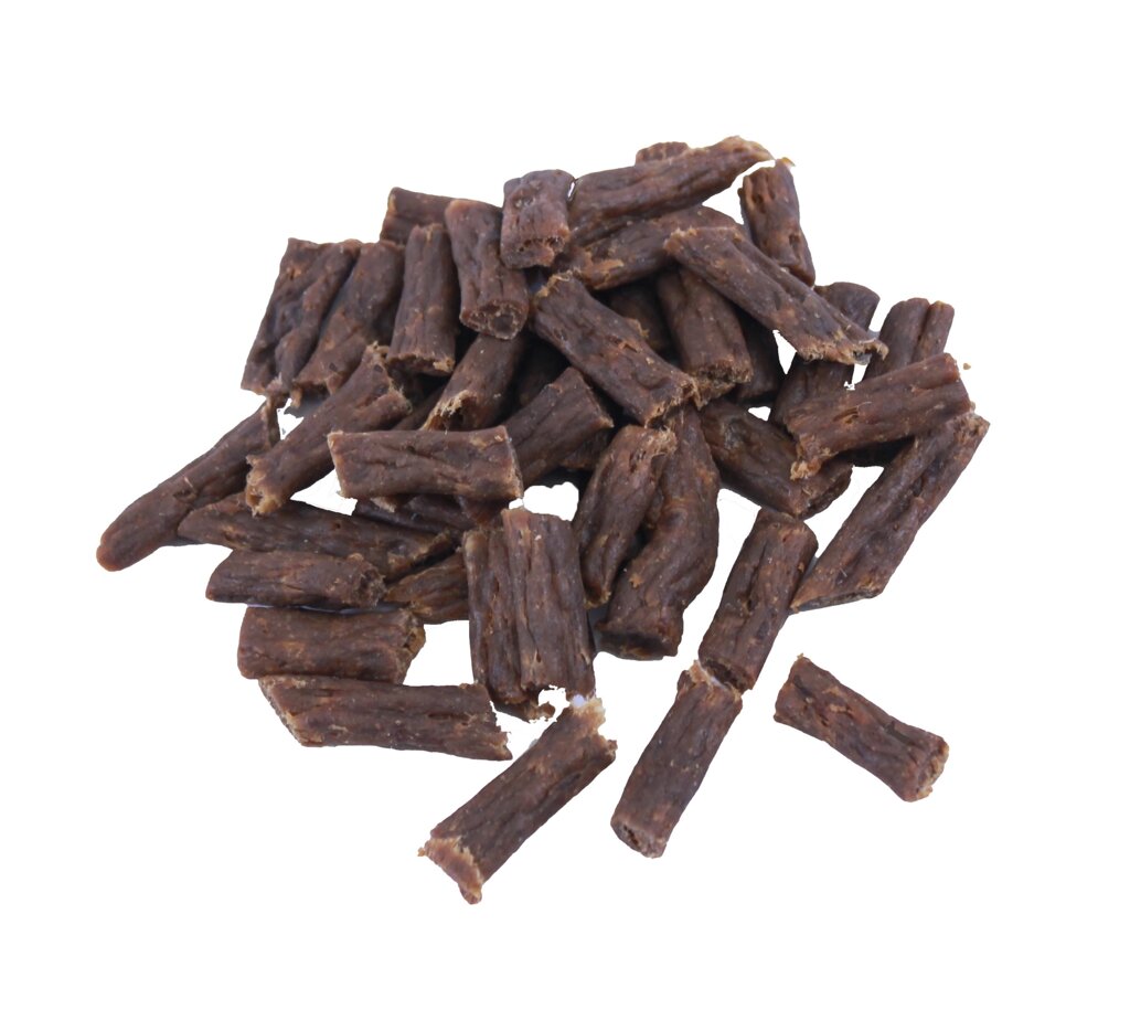 Ласощі для собак LOVE DOG КУСЬ-КУСЬ м'ясна КАЧКА 50 г від компанії Шіпістік Shipistik - фото 1