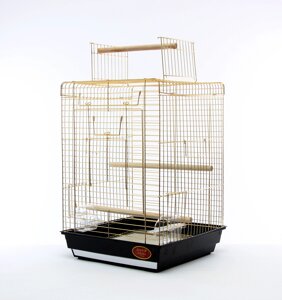 Клітка для середніх птахів GOLDEN CAGE, 1901 OPENTOP Gold