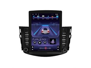 Штатна магнітола в стилі тесла Topway для Toyota Rav4 2007-2012 Tesla Style