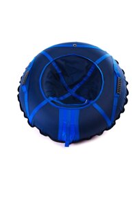 Тюбінг надувні санки, ватрушка діаметр 80 см Темно-синій