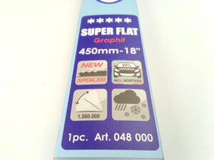 Щітка склоочисника "ALCA" SUPER FLAT 450-18"048) без корпусу (війка) 1шт.