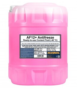 Антифриз mannol antifreeze AF 12+ 20л