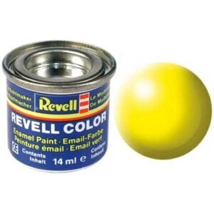 Оригінал! Аксесуари до збірних моделей Revell Фарба № 312 Світиться жовта шовково-мато (RVL-32312) - Вища Якість!