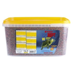 Оригінал! Корм для черепах Tropical Biorept W для земноводних і водних черепах 5000 мл/1500 г (5900469113684) - Вища