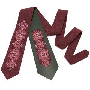 Модна вишита краватка №667