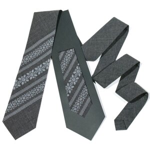 Модна вишита краватка №680