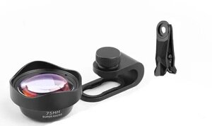 Професійний об'єктив Ulanzi для камери телефона 75 мм, макрооб'єктив HD DSLR з ефектом кліпси SK 1678