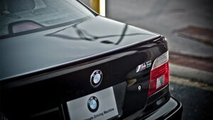 Вії+бленда+лип спойлер на БМВ Е39 ( BMW E39)