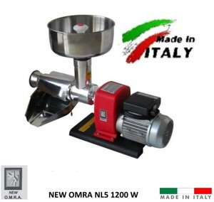 NEW OMRA OM-2712-5 line 5 Професійна соковижималка для томатів Італія 1,2 л. сили