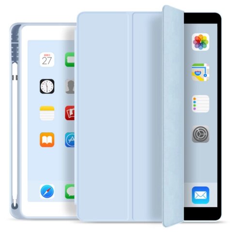 Чохол-книжка шкіра силікон Smart Cover Слот під Стилус для Apple iPad 10.2"7 / 8 gen) (A2197) (white ace)