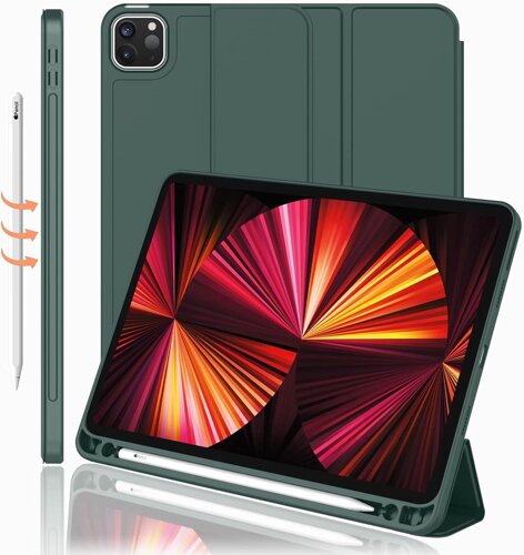 Чохол-книжка шкіра силікон Smart Cover Слот під Стилус для Apple iPad Pro 11"2 gen) (2020) (green)