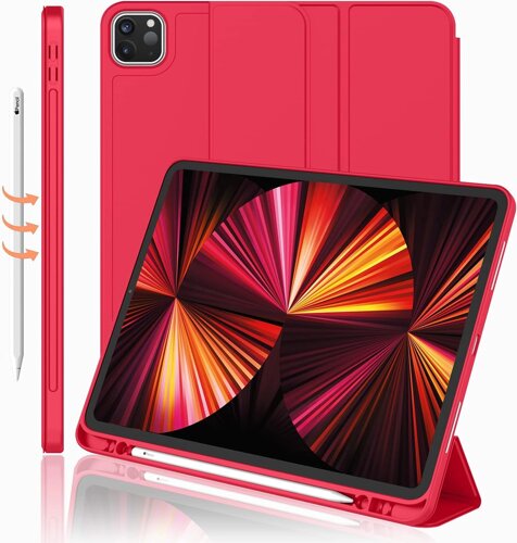 Чохол-книжка шкіра силікон Smart Cover Слот під Стилус для Apple iPad Pro 11"2 gen) (2020) (red)