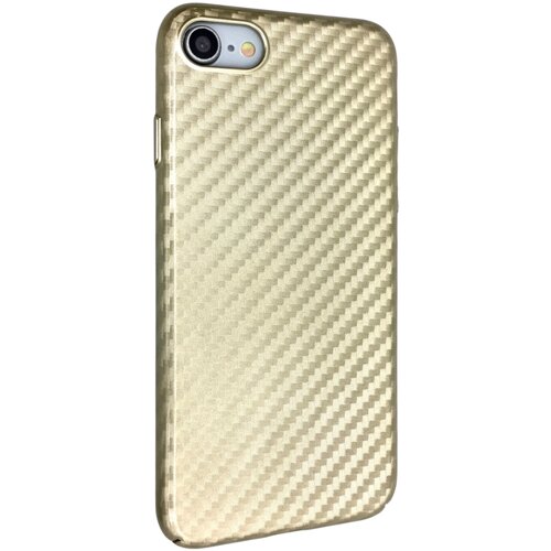 Чохол-накладка DK пластик Xdoria carbon глянець для Apple iPhone 7 / 8 (gold)