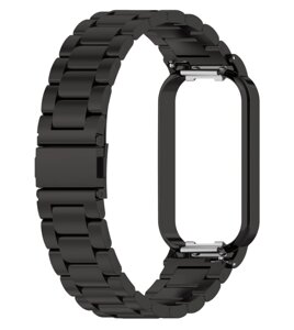 Ремінець CDK Metal Fitlink Steel Watch Band для Xiaomi Mi Band 8 Active (017613) (black)
