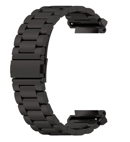 Ремінець CDK Metal Fitlink Steel Watch Band для Xiaomi Amazfit Active Edge (A2212) (017525) (black)