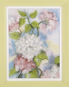 Набір для валяння картини Чарівна Міть В-210 "Вишукане цвітіння"