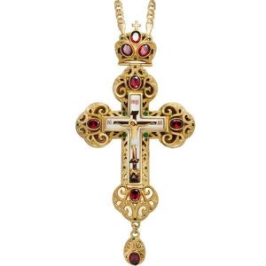 Хрест для священика латунний - 2.10.0147лп-2^1лп